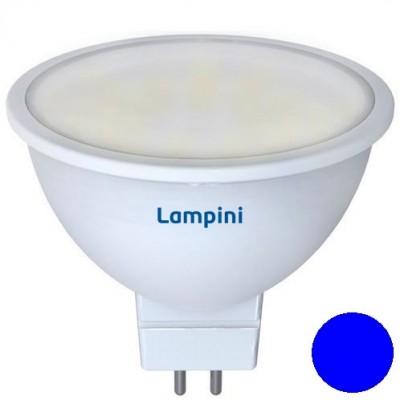 Λάμπα LED Spot MR16 4.5W 12V 105° Μπλέ 13-016244